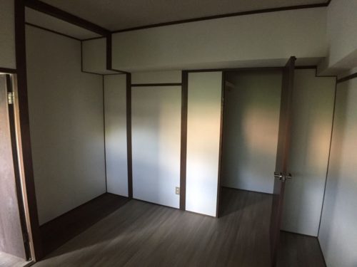 井ノ口ハイツのリフォーム工事後の洋室の写真です