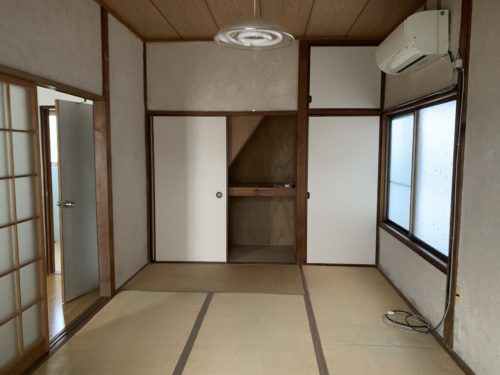 広島市南区翠5丁目の戸建賃貸の1階和室6畳の写真