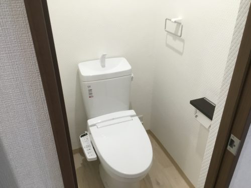 チサンマンション広島のリフォーム工事後のトイレの写真です