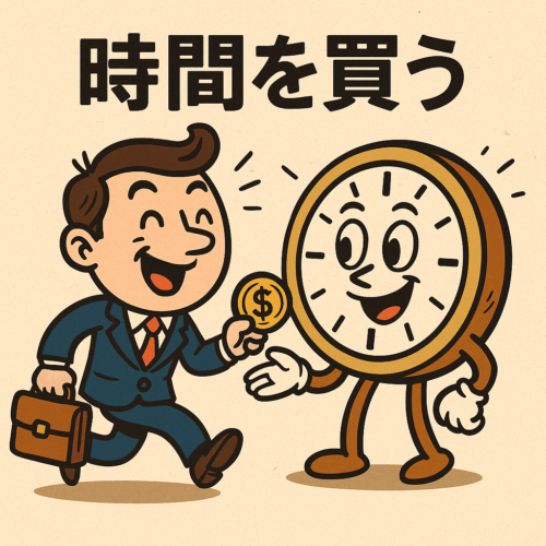 時間を買う