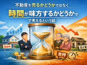 不動産を売るかどうかではなく時間が味方するかどうかで考える話
