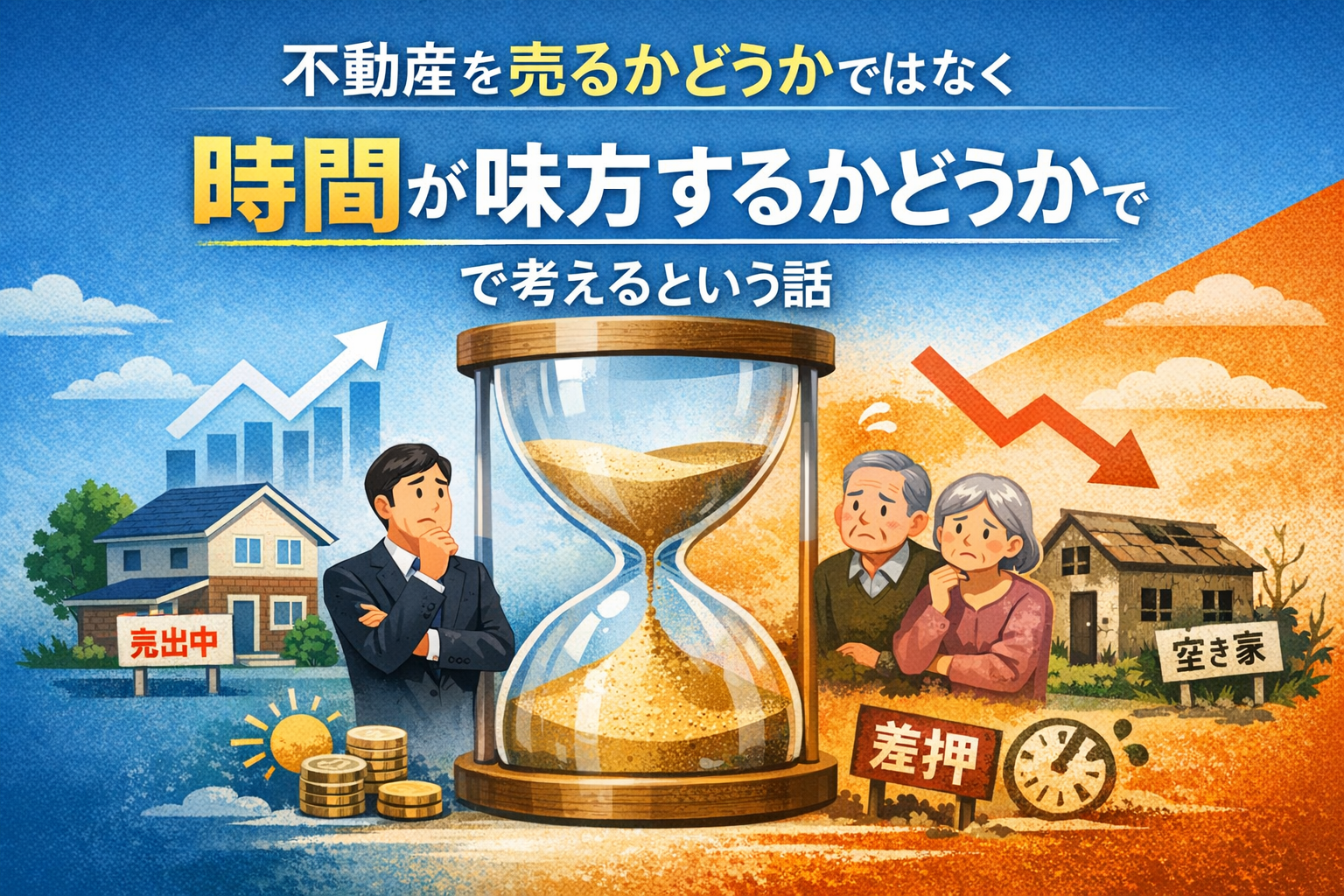 不動産を売るかどうかではなく時間が味方するかどうかで考える話
