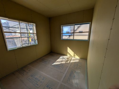 みつぎ団地　建築現場写真