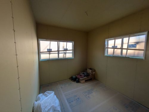 みつぎ団地　建築現場写真