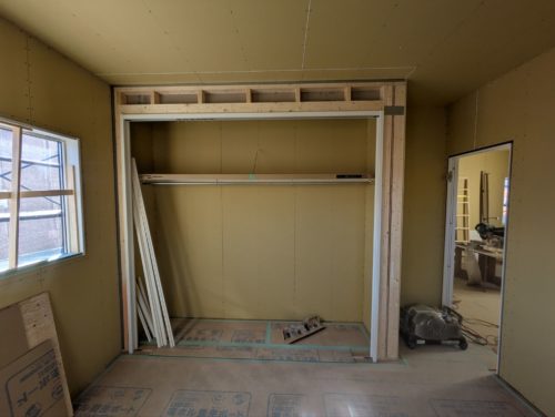 みつぎ団地　建築現場写真