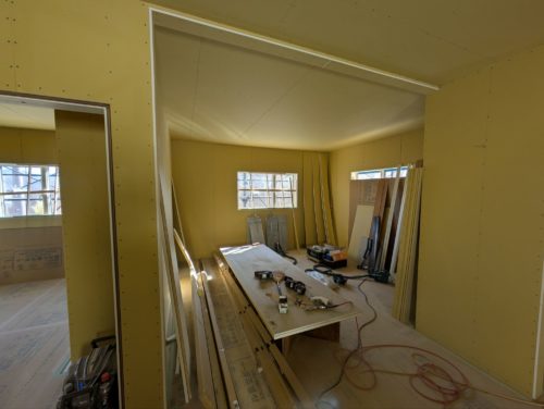 みつぎ団地　建築現場写真