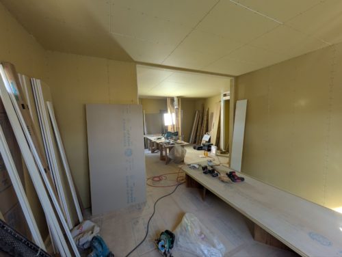 みつぎ団地　建築現場写真