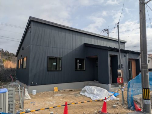 みつぎ団地　建築現場写真