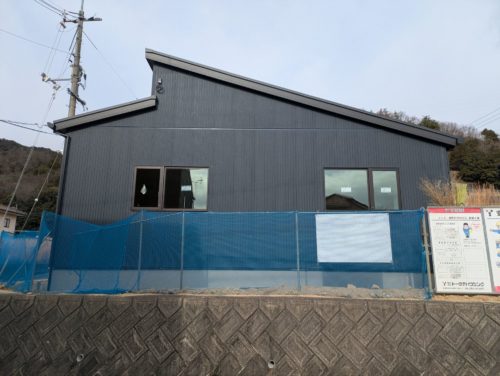 みつぎ団地　建築現場写真